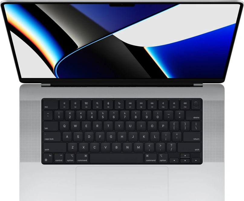 Ноутбук Apple MacBook Pro 16 (2021) M1 Pro/16/1Tb (MK1F3) Silver (Серебристый). Фото N2