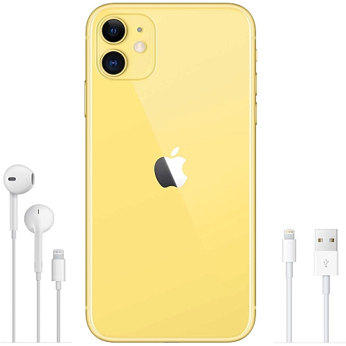 Apple iPhone 11 64GB Yellow (желтый) MWLW2RU/A. Фото N3