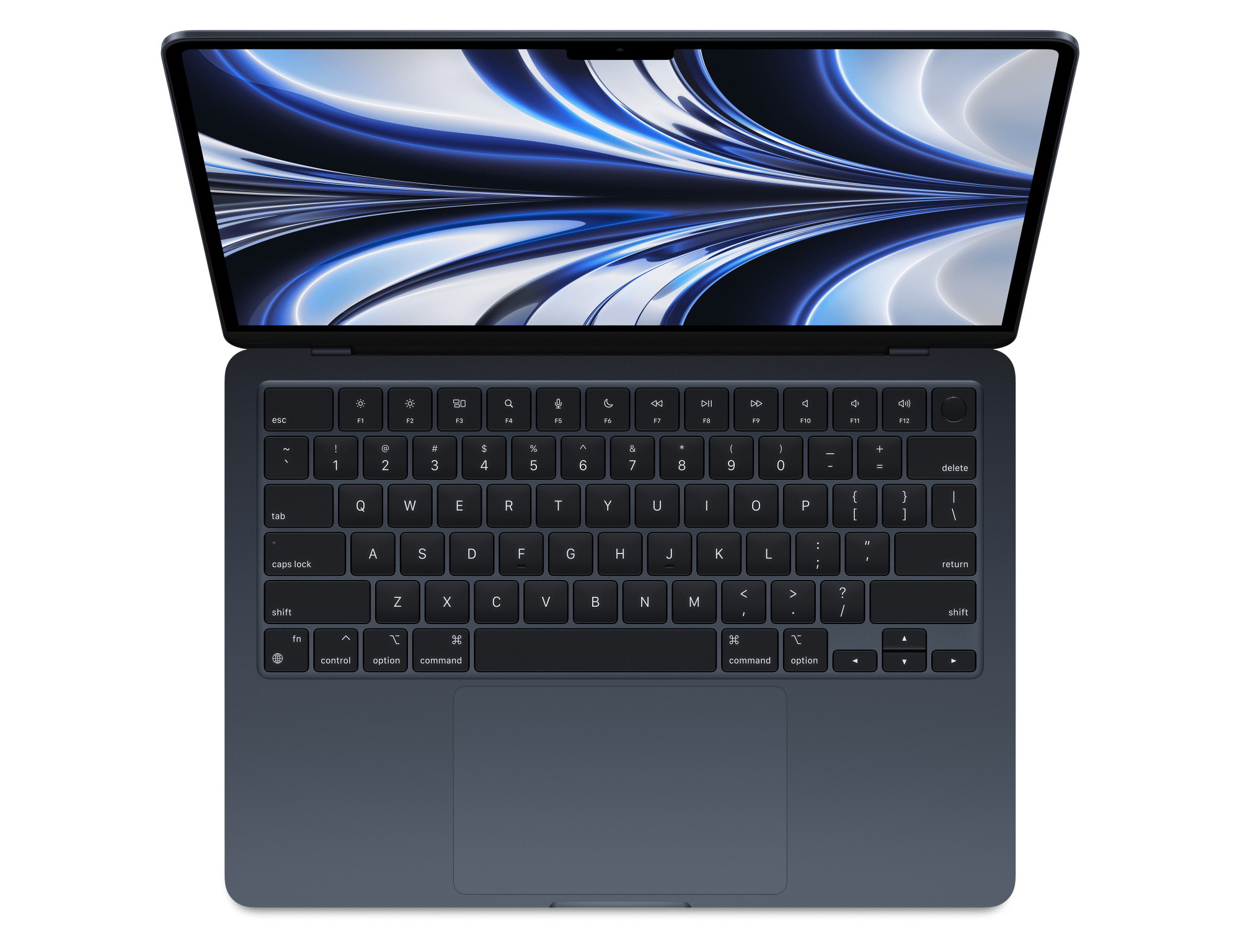 Ноутбук Apple MacBook Air 13.6 Mid 2022 M2/10GPU/8GB/512GB/Midnight (Темная ночь). Фото N2