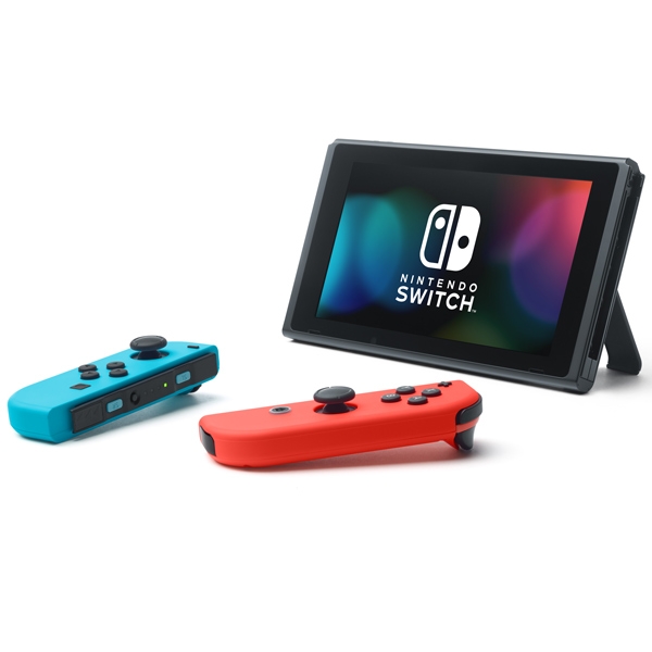 Игровая приставка Nintendo Switch (красный/синий). Фото N3