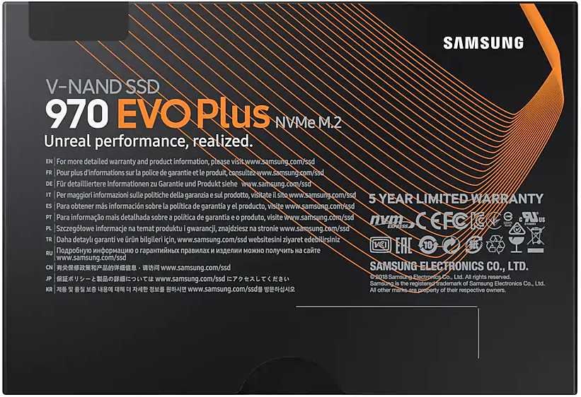 Твердотельный накопитель Samsung SSD M.2 PCI-E 2TB 970 EVO Plus MZ-V7S2T0BW. Фото N2