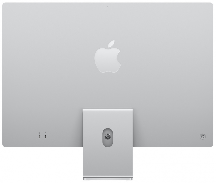 Apple iMac M1 24" Retina 4.5K 8C/7C GPU, 8Gb, SSD 256Gb Серебристый MGTF3. Фото N2