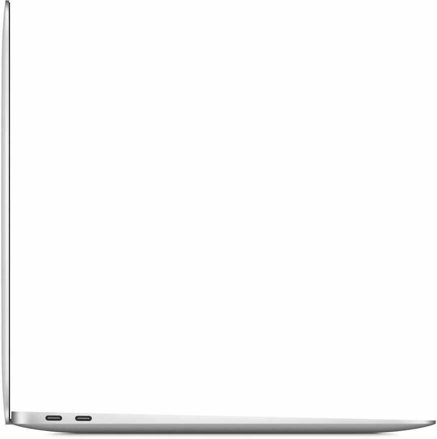 Apple MacBook Air 13" дисплей Retina с технологией True Tone Late 2020 (M1, 8 Gb, 512 Gb SSD) Серебристый (MGNA3). Фото N2