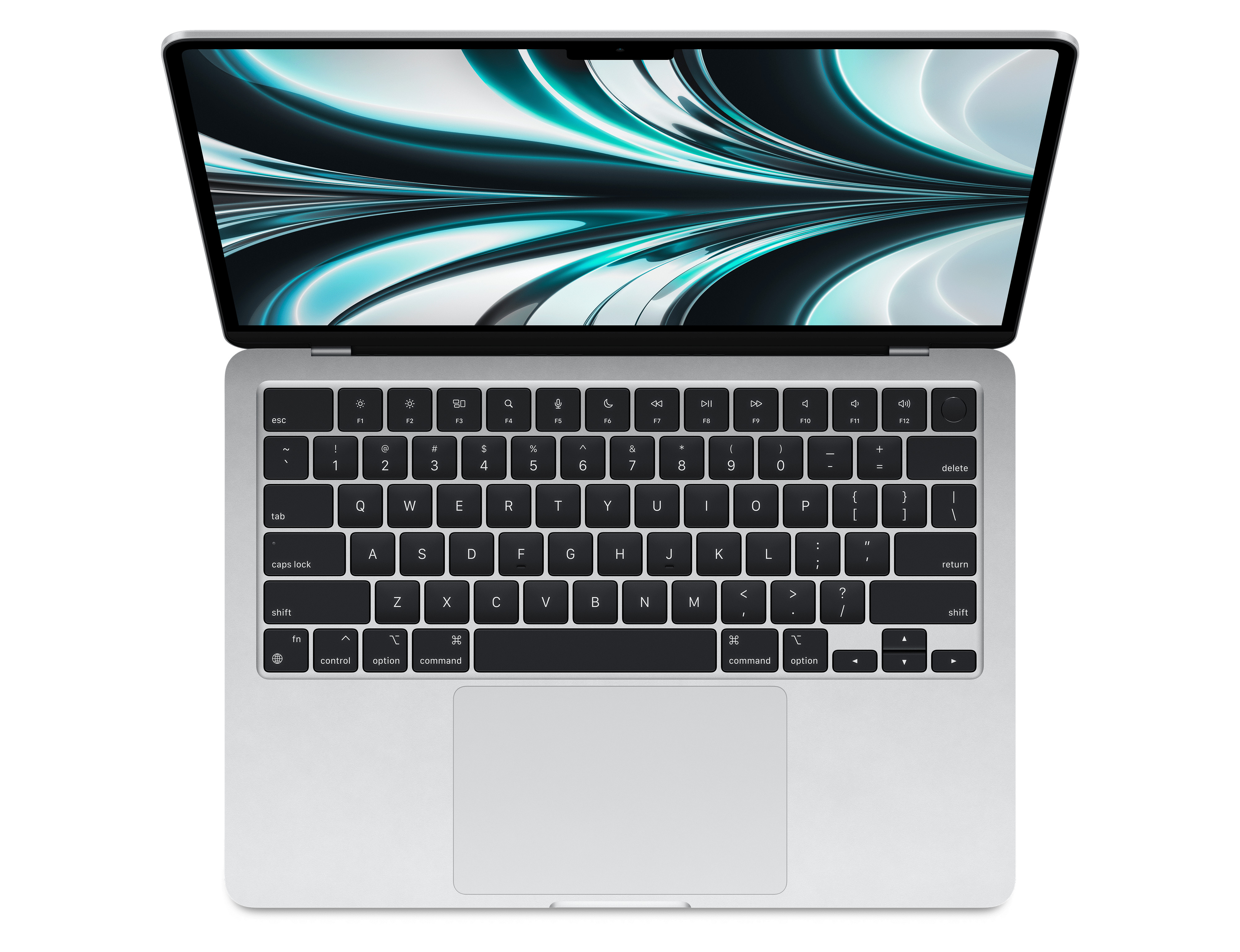 Ноутбук Apple MacBook Air 13.6 Mid 2022 M2/8GPU/8GB/256GB/Silver (Серебристый) MLY03. Фото N2